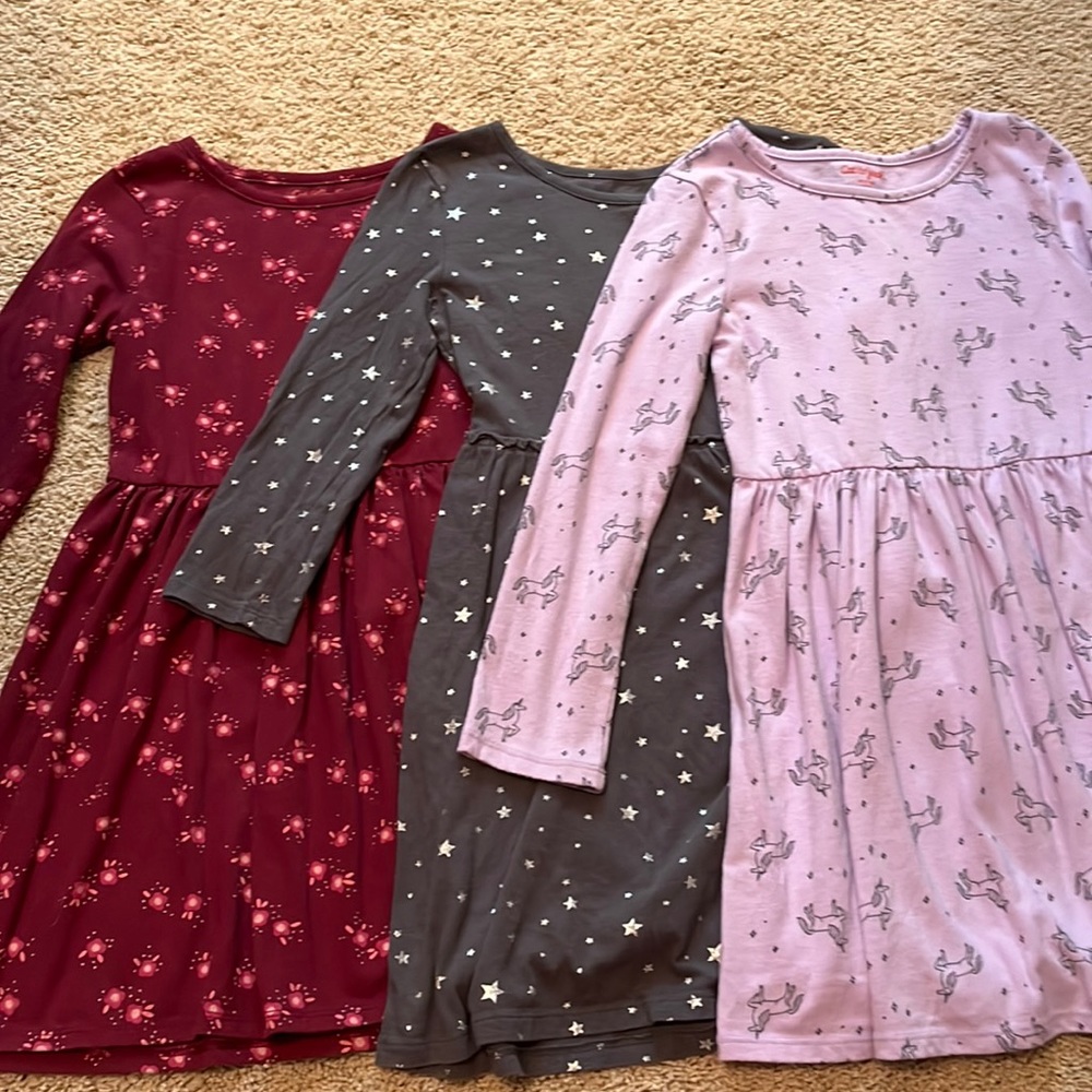 Long sleeved girl dresses